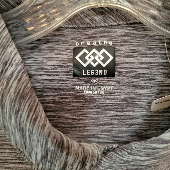 Men's Gray Polo Shirt - Picture 3 of 4